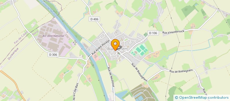 localisation de l'entreprise EPITET à EBBLINGHEM