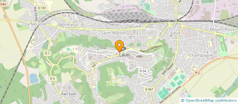 localisation de l'entreprise EPITOGE AVOCATS  LAON