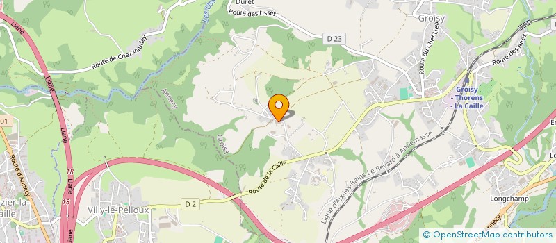 localisation de l'entreprise EPJ HOLDING  GROISY