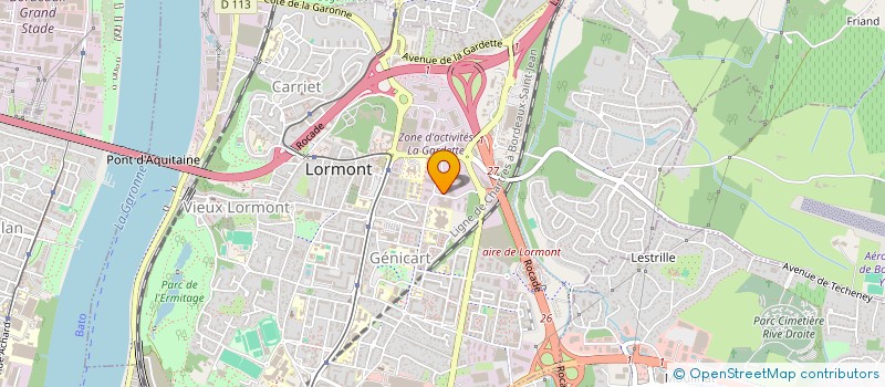 localisation de l'entreprise EPL à LORMONT