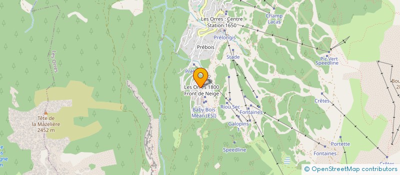 localisation de l'entreprise EPLA à LES ORRES