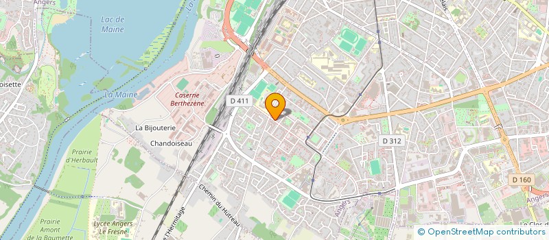 localisation de l'entreprise EPLEFPA à ANGERS