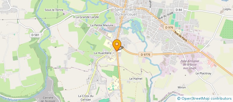 localisation de l'entreprise EPLEFPA AGRI'POLE ST-HILAIRE DU HARCOUET  LES LOGES-MARCHIS