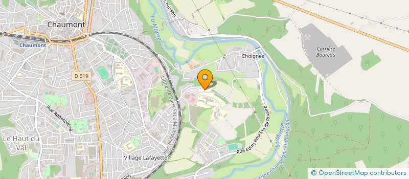 localisation de l'entreprise EPLEFPA DE LA HAUTE-MARNE à CHAMARANDES-CHOIGNES