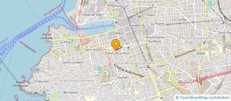 localisation de l'entreprise EPLG à MARSEILLE