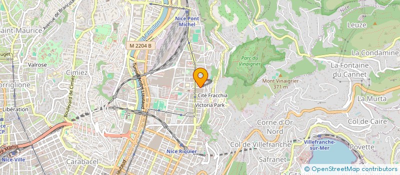 localisation de l'entreprise EPLGM  NICE