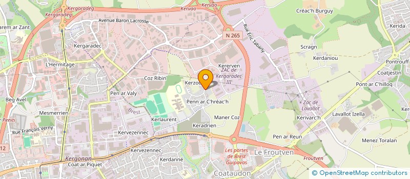 localisation de l'entreprise EPLK FINANCES à GUIPAVAS