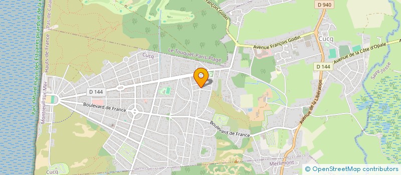 localisation de l'entreprise EPLM  CUCQ