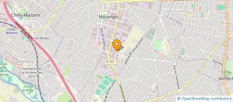 localisation de l'entreprise EPLT à MORANGIS