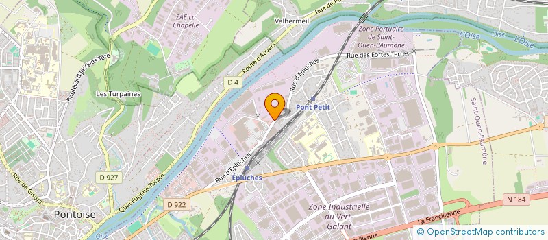 localisation de l'entreprise EPLUCHE PRESSING  SAINT-OUEN-L'AUMONE