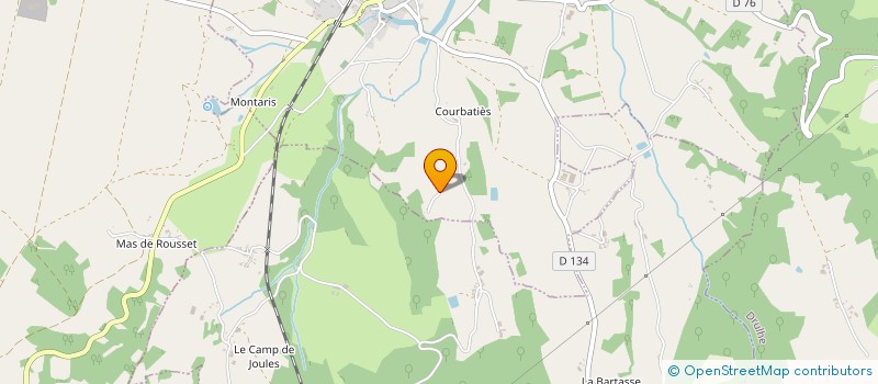 localisation de l'entreprise EPLUCHURE  SALLES-COURBATIES