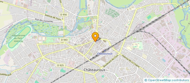 localisation de l'entreprise EPM à CHATEAUROUX