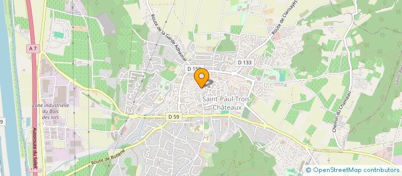 localisation de l'entreprise EPM à SAINT-PAUL-TROIS-CHATEAUX