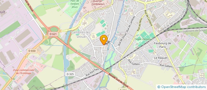 localisation de l'entreprise EPM IMMO  LAMBRES-LEZ-DOUAI