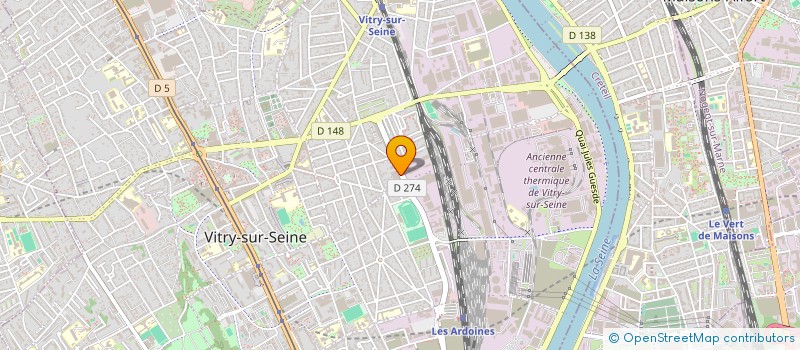 localisation de l'entreprise EPMB  VITRY-SUR-SEINE