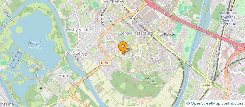 localisation de l'entreprise EPMINFO  CERGY