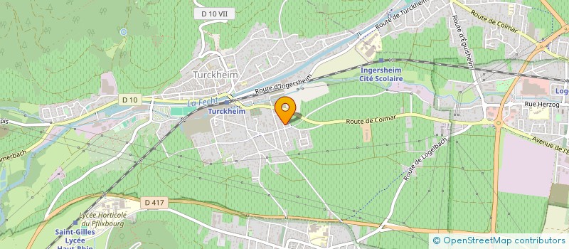 localisation de l'entreprise EPMJA  TURCKHEIM