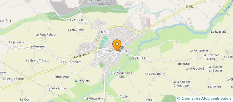 localisation de l'entreprise EPMM PLENEE JUGON  PLENEE-JUGON