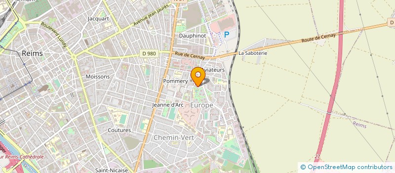 localisation de l'entreprise EPMM - RETRAITES ACTIFS  REIMS