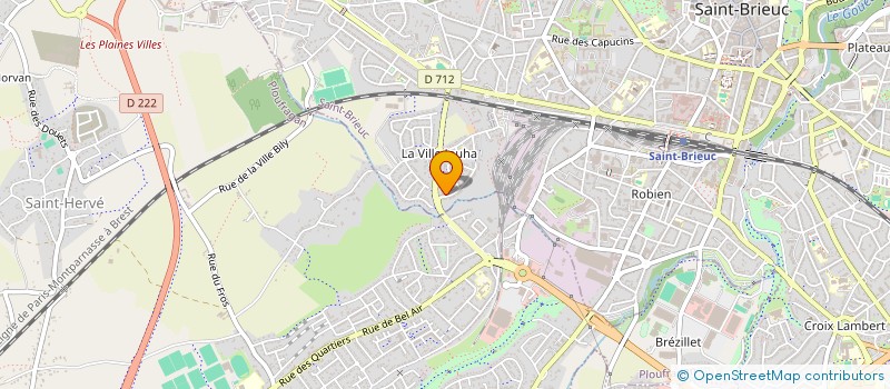 localisation de l'entreprise EPMM SPORTS POUR TOUS PLOUFRAGAN à SAINT-BRIEUC
