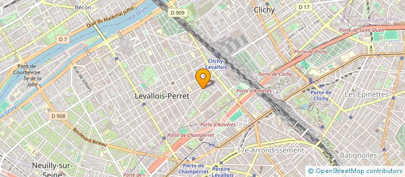 localisation de l'entreprise EPMR ENTREPRISE à LEVALLOIS-PERRET