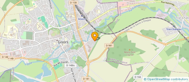 localisation de l'entreprise EPMV à GISORS