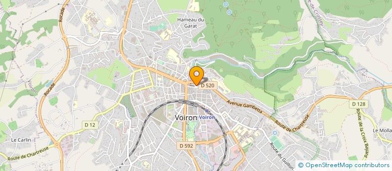 localisation de l'entreprise EPMV INVEST à VOIRON