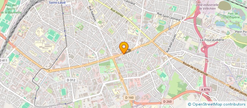 localisation de l'entreprise EPNAT 2 à ANGERS