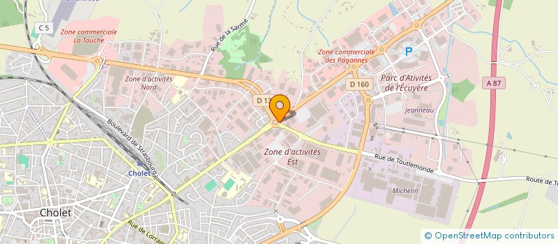 localisation de l'entreprise EPNAT CHOLET à CHOLET