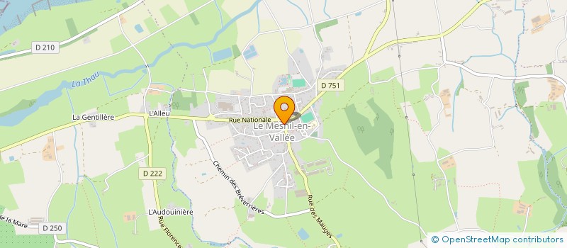 localisation de l'entreprise EPNAT SERVICE  MAUGES-SUR-LOIRE