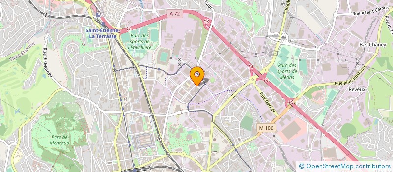 localisation de l'entreprise EPNS INTERNATIONAL  SAINT-ETIENNE