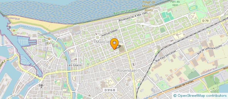 localisation de l'entreprise EPO à DUNKERQUE