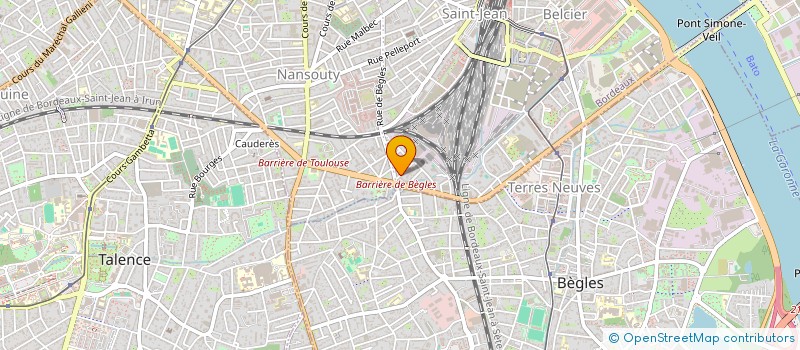 localisation de l'entreprise EPOC  BORDEAUX