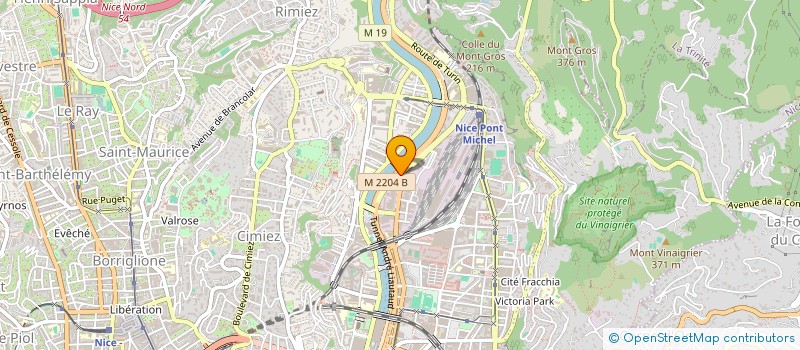 localisation de l'entreprise EPOC TEC  NICE