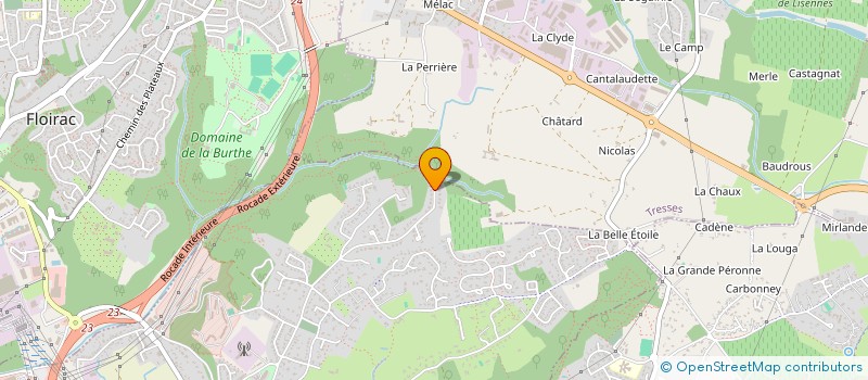 localisation de l'entreprise EPOCHE  BOULIAC