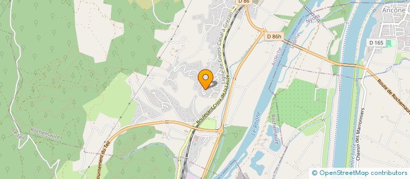 localisation de l'entreprise EPOCK ROCK  ROCHEMAURE