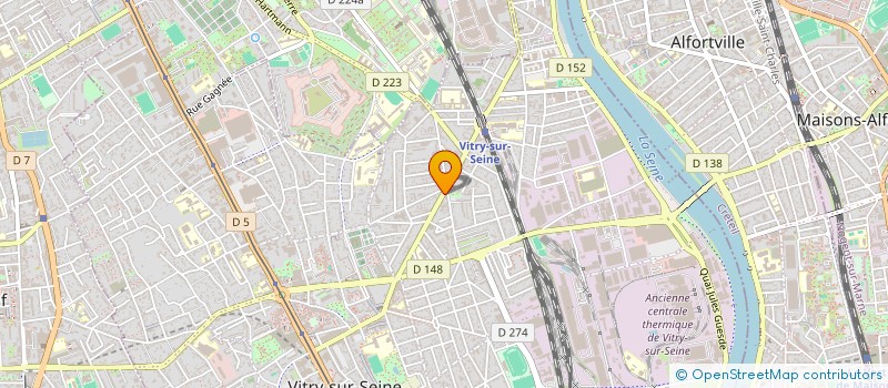 localisation de l'entreprise EPOD AND CO à VITRY-SUR-SEINE