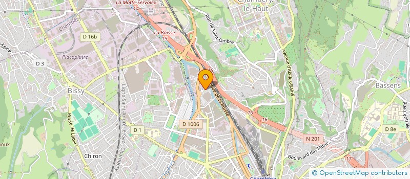 localisation de l'entreprise EPODE à CHAMBERY