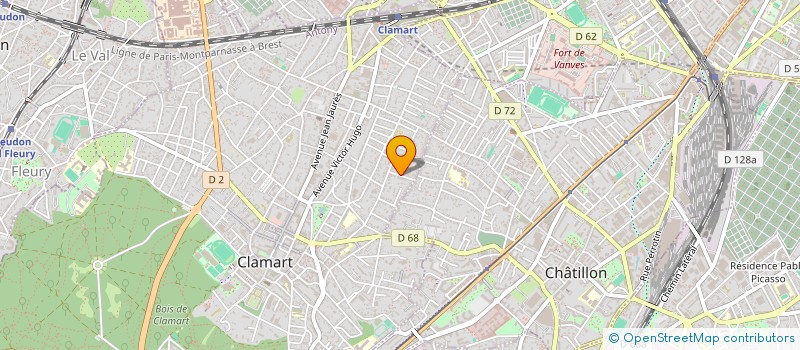 localisation de l'entreprise EPOKE à CLAMART