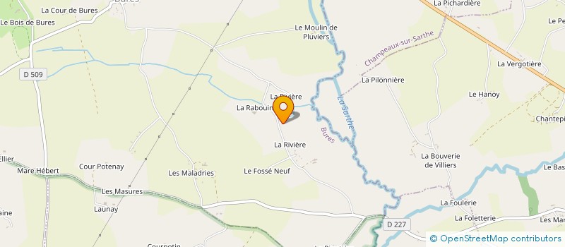localisation de l'entreprise EPONA à BURES