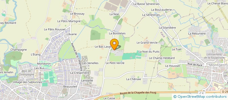 localisation de l'entreprise EPONA à PACE