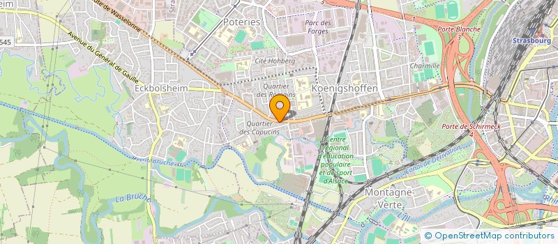 localisation de l'entreprise EPONA à STRASBOURG