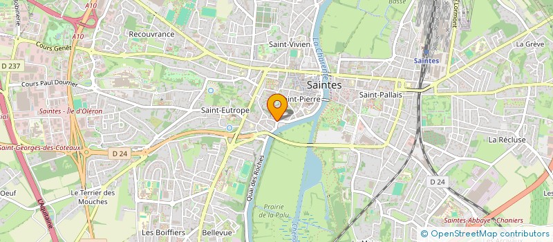 localisation de l'entreprise EPONA  SAINTES