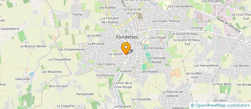 localisation de l'entreprise EPONA à FONDETTES