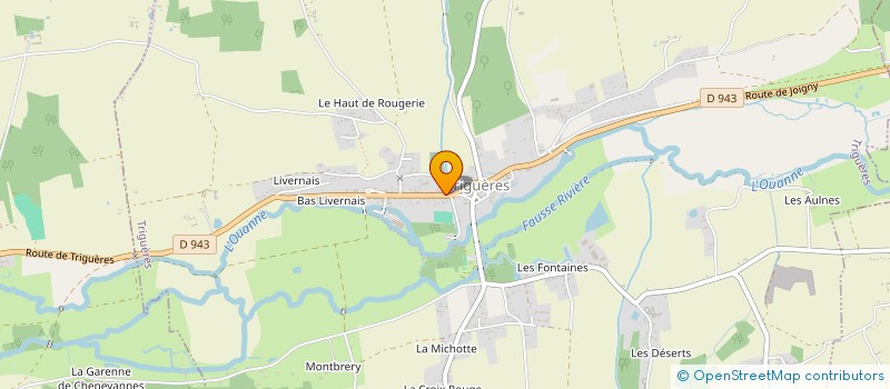 localisation de l'entreprise EPONA à TRIGUERES