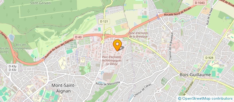 localisation de l'entreprise EPONA FORMATION  MONT-SAINT-AIGNAN