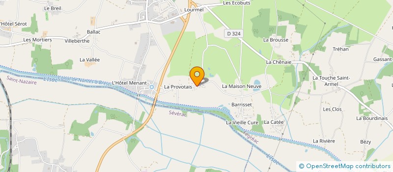localisation de l'entreprise EPONA PRODUCTION à FEGREAC