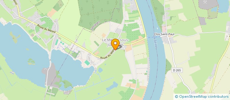 localisation de l'entreprise EPONE DEST  LE MESNIL SOUS JUMIEGES