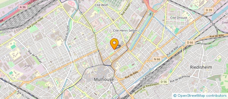 localisation de l'entreprise EPONIM  MULHOUSE