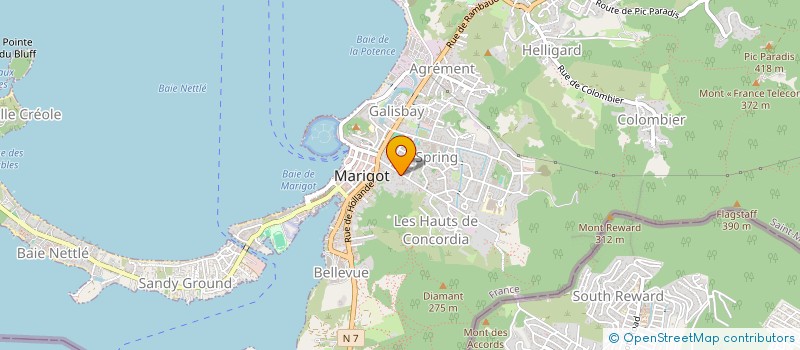 localisation de l'entreprise EPONINE SARL à SAINT MARTIN